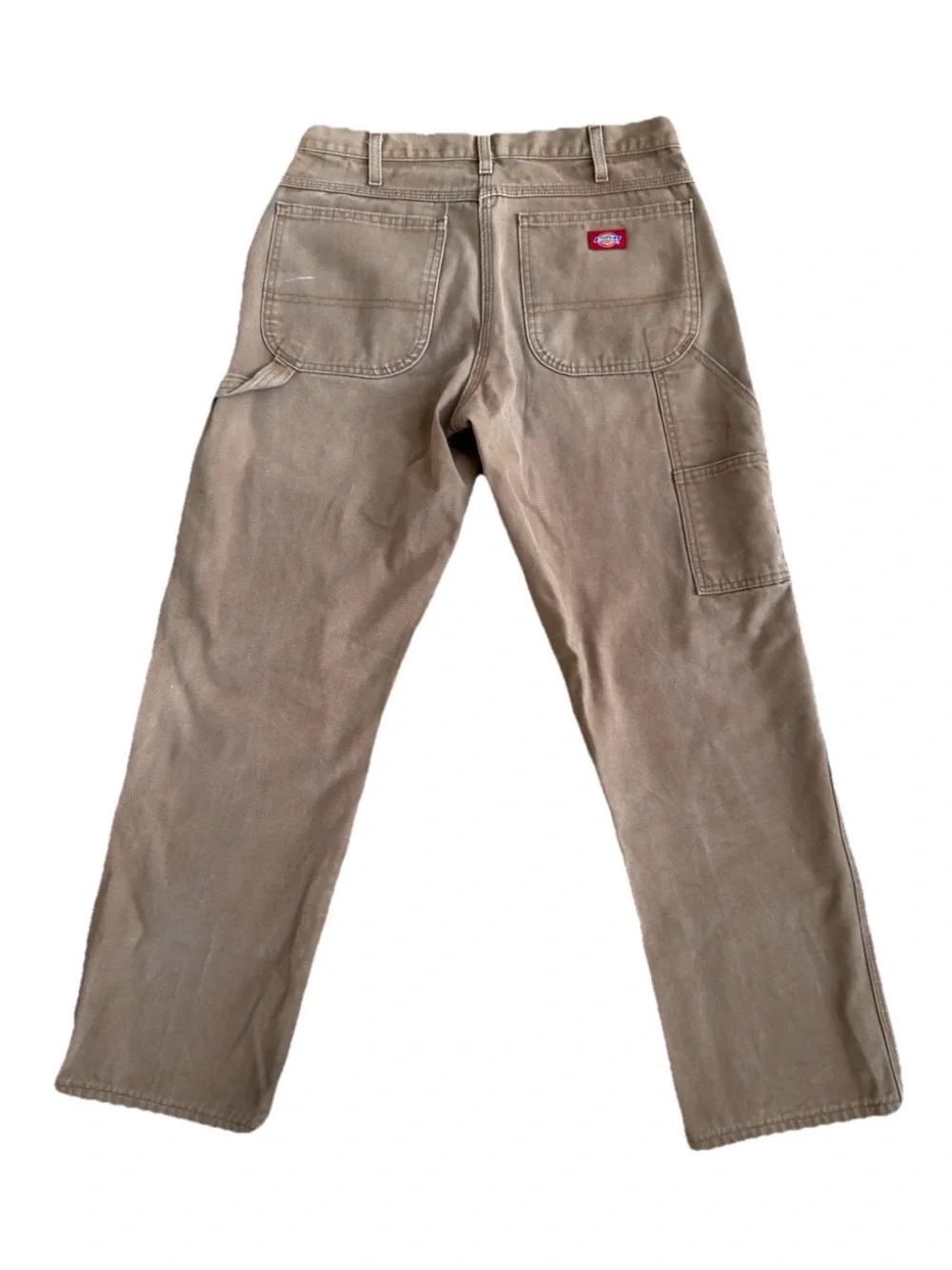 Y2K Dickies Mens Size 32x32 Distressed Canvas Workwear Utility Pants Thrashed